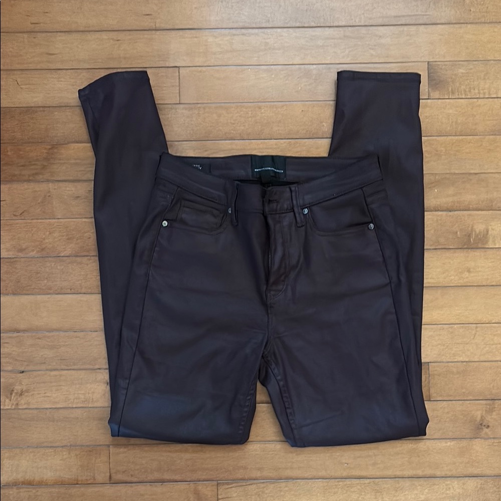 White House Black Market High-Rise Skinny Pants purple size 2